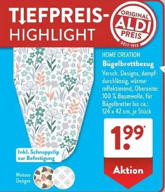 Bügelbrettbezug HOME CREATION