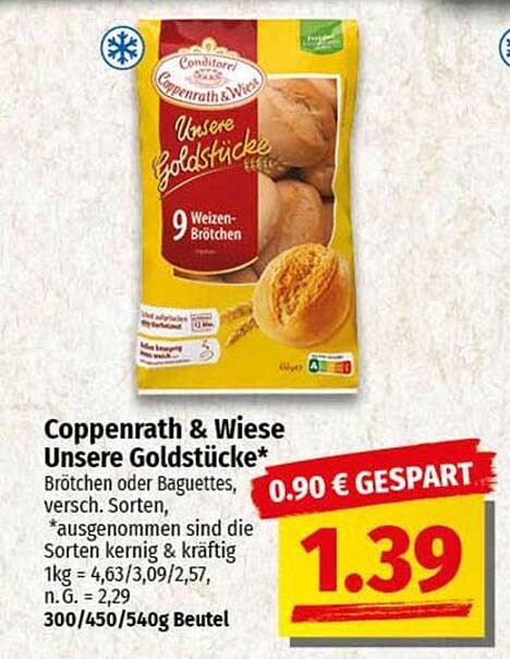 Coppenrath & Wiese Unsere Goldstücke - 9 Weizen-Brötchen