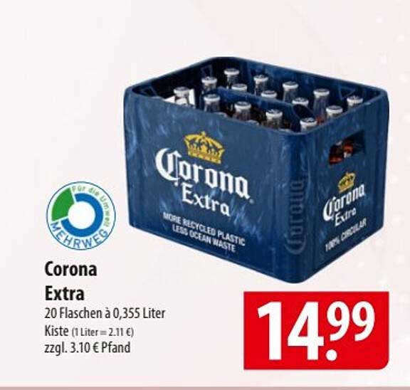 Corona Extra 20er Kiste