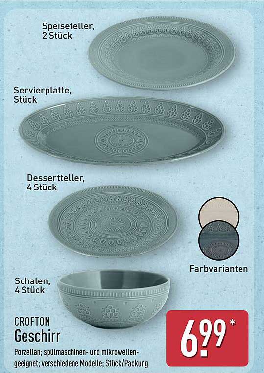 CROFTON Geschirrset – Porzellan für jeden Anlass