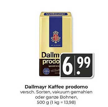 Dallmayr Kaffee prodomo 500 g