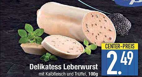 Delikatesse Lebewurst mit Kalbfleisch und Trüffel, 100g