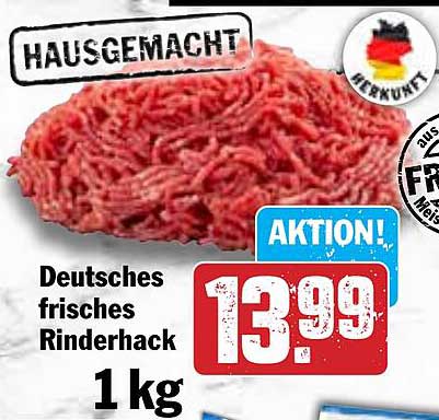 Deutsches frisches Rinderhack 1 kg