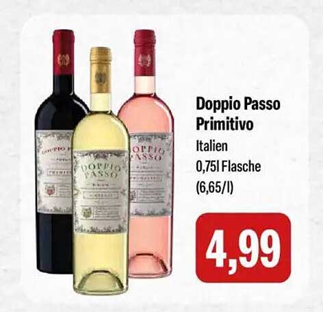 Doppio Passo Primitivo 0,75l – Italienischer Wein zum Sparpreis