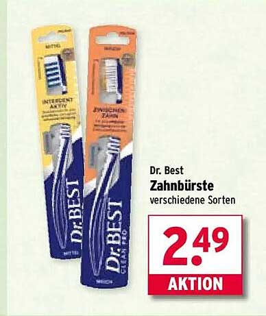 Dr. Best Zahnbürste verschiedene Sorten