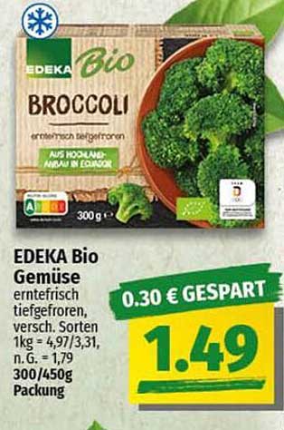 EDEKA Bio Broccoli 300g