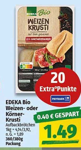 EDEKA Bio Weizen- oder Körner-Krusti