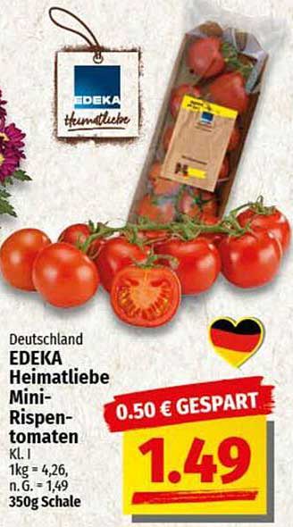 EDEKA Heimatliebe Mini-Rispentomaten 350g