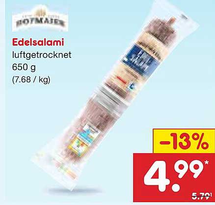 Edelsalami luftgetrocknet 650 g