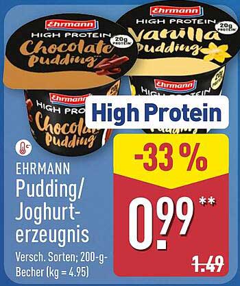 Ehrmann High Protein Pudding/Joghurt-Erzeugnis - Versch. Sorten