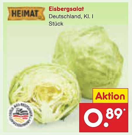 Eisbergsalat Deutschland, Kl. I Stück