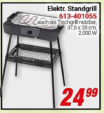 Elektrischer Standgrill 613-401055