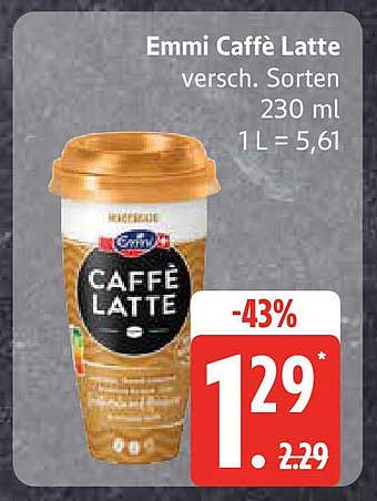Emmi Caffè Latte – Verschiedene Sorten 230 ml