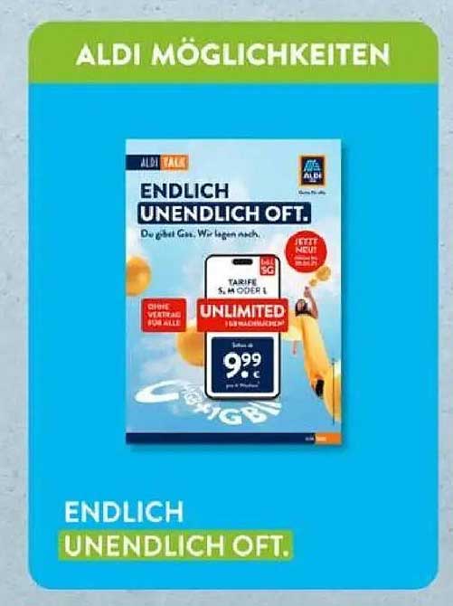 ENDLICH UNENDLICH OFT – ALDI TALK