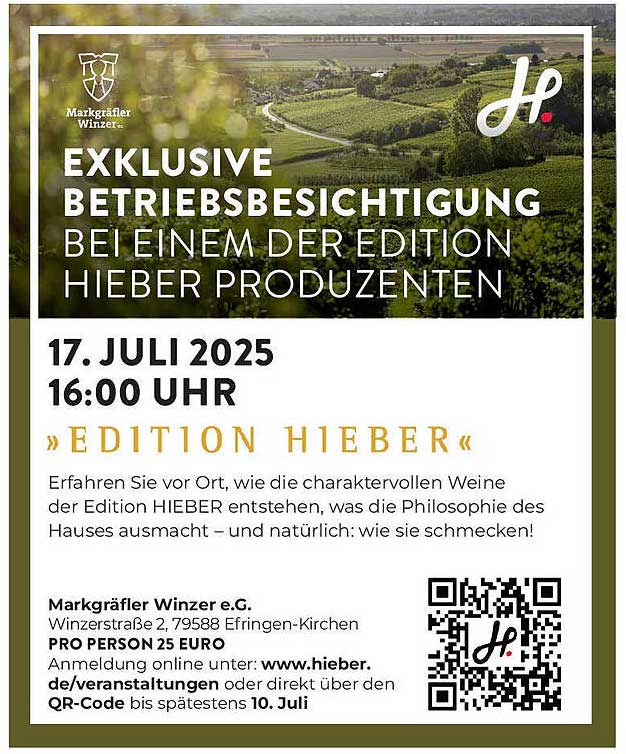Exklusive Betriebsbesichtigung bei einem der Edition Hieber Produzenten