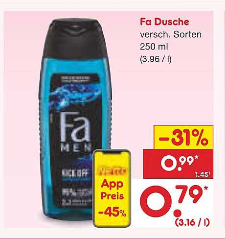 Fa Dusche, verschiedene Sorten 250 ml