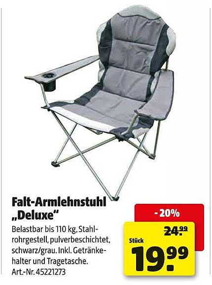 Falt-Armlehnstuhl „Deluxe“