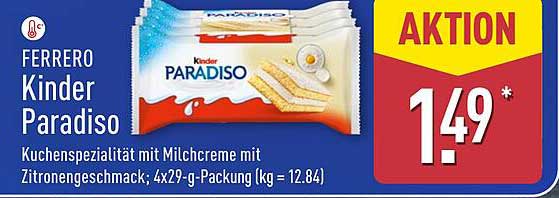 Ferrero Kinder Paradiso