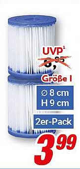 Filter für Pools - 2er-Pack Größe I
