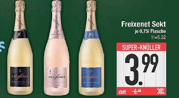 Freixenet Sekt je 0,75l Flasche