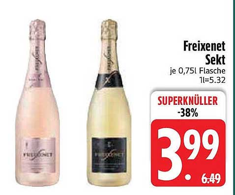 Freixenet Sekt je 0,75l Flasche