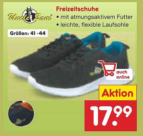 Freizeitschuhe mit atmungsaktivem Futter