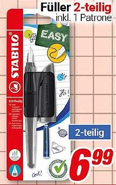 Füller 2-teilig inkl. 1 Patrone