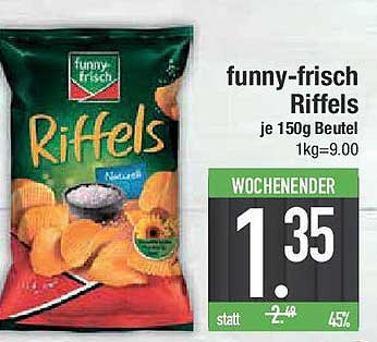 funny-frisch Riffels 150g Beutel