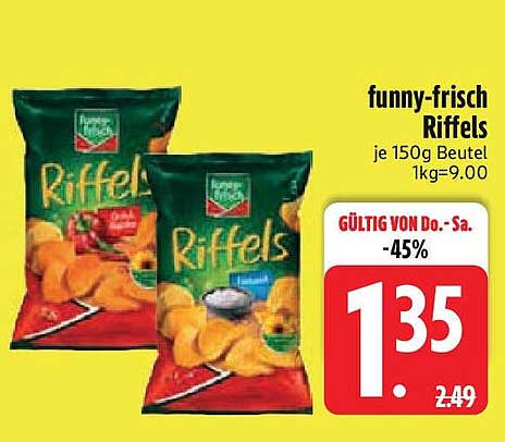 funny-frisch Riffels 150g Beutel
