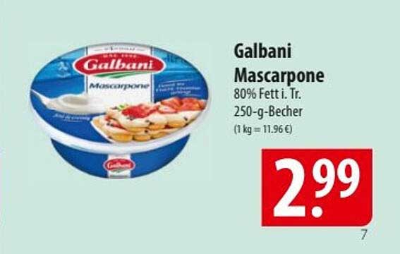 Galbani Mascarpone 250-g-Becher