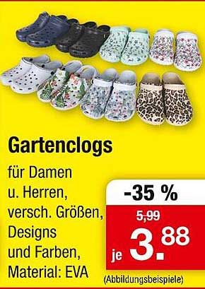 Gartenclogs für Damen und Herren - Vielfältige Designs zum Sparpreis