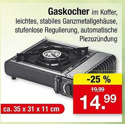 Gaskocher im Koffer
