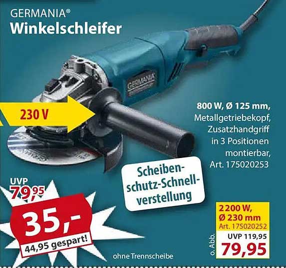 GERMANIA® Winkelschleifer