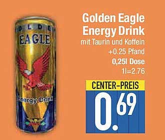 Golden Eagle Energy Drink mit Taurin und Koffein