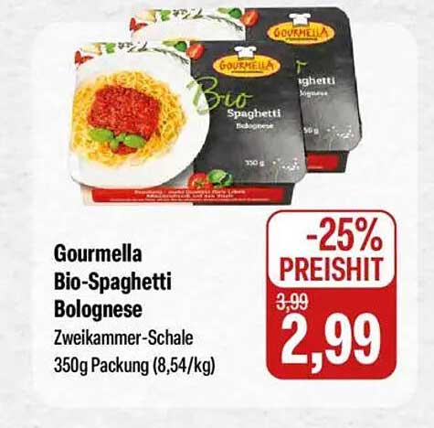 Gourmella Bio-Spaghetti Bolognese