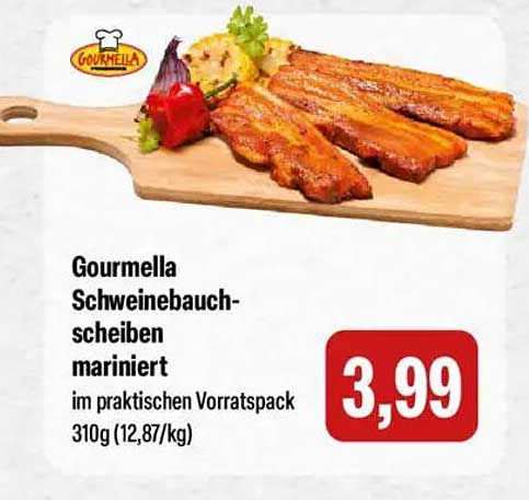 Gourmenella Schweinebauchscheiben mariniert