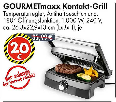 GOURMETmaxx Kontakt-Grill