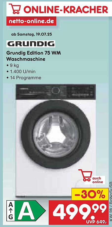 Grundig Edition 75 WM Waschmaschine