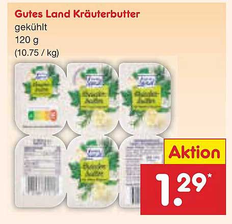 Gutes Land Kräuterbutter 120 g