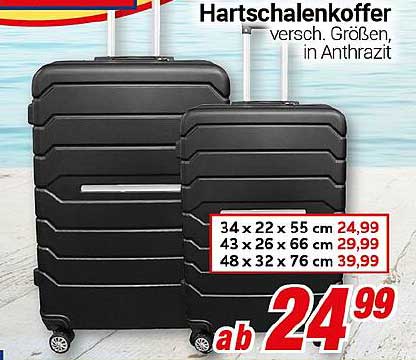 Hartschalenkoffer in verschiedenen Größen, Anthrazit