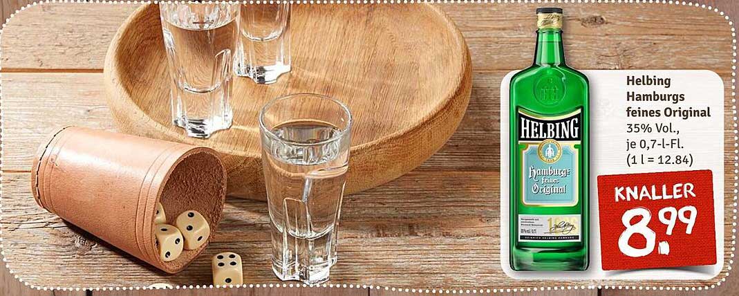 Helbing Hamburgs feines Original 35% Vol., je 0,7-l-Fl.