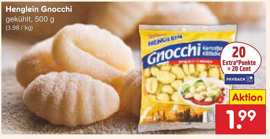 Henglein Gnocchi, gekühlt, 500 g - Aktion!