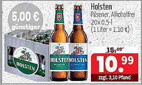 Holsten Pilsener, alkoholfrei - 20 x 0,5 l