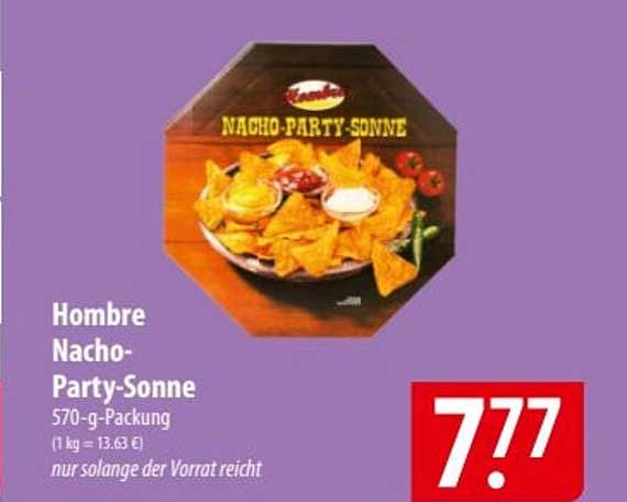 Hombre Nacho-Party-Sonne 570 g-Packung