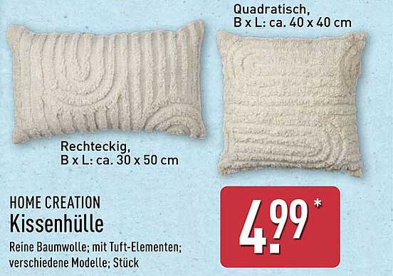 HOME CREATION Kissenhülle