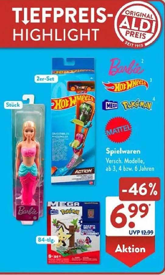 Hot Wheels und Barbie 2er Set