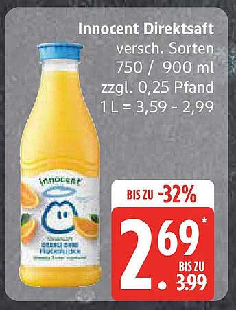 Innocent Direktsaft - Verschiedene Sorten 750 / 900 ml