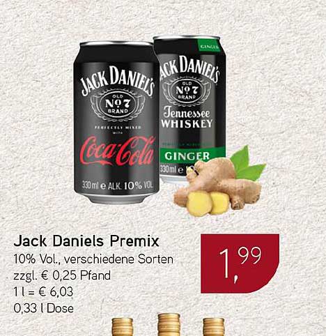 Jack Daniels Premix - Erfrischender Genuss für jeden Anlass