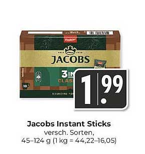 Jacobs Instant Sticks - verschiedene Sorten