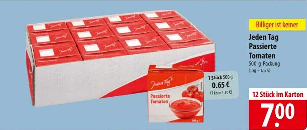 Jeden Tag Passierte Tomaten 500-g-Packung
